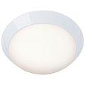 Access Lighting Cobalt, Flush Mount, White Finish, Opal Glass 20624-WH/OPL